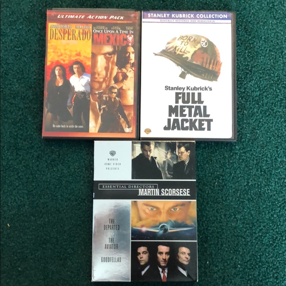 5 Movies DVDs 5 Goodfellas The Departed Full Metal